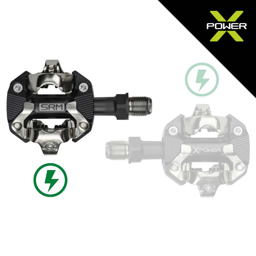 Power meter cheap flat pedals